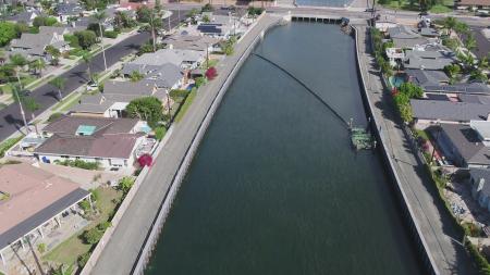 Debris Boom at Talbert Channel