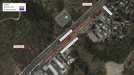 Laguna Canyon Channel Replacement Project Map