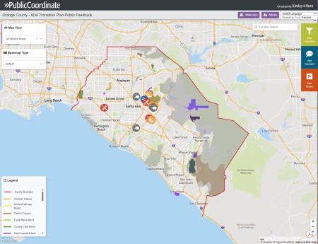 ADA Transition Plan Map